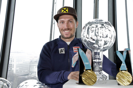 Pressegespräch mit Marcel Hirscher in Wien