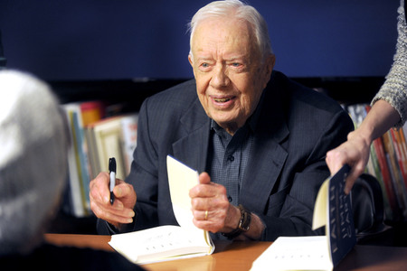 Buchsignierstunde mit Jimmy Carter in New York