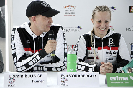 Pressekonferenz zum WBC-Titelkampft Eva Voraberger vs Nina Radovanovic in Wiener Neustadt