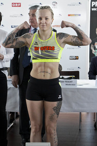 Pressekonferenz zum WBC-Titelkampft Eva Voraberger vs Nina Radovanovic in Wiener Neustadt