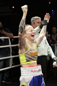 WBC WM-Boxkampf Eva Voraberger vs. Nina Radovanovic in Wiener Neustadt