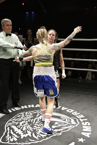 WBC WM-Boxkampf Eva Voraberger vs. Nina Radovanovic in Wiener Neustadt