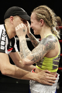 WBC WM-Boxkampf Eva Voraberger vs. Nina Radovanovic in Wiener Neustadt