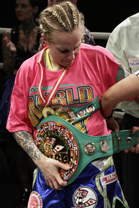 WBC WM-Boxkampf Eva Voraberger vs. Nina Radovanovic in Wiener Neustadt