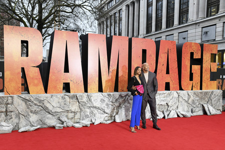 Filmpremiere 'Rampage - Big meets Bigger' in London