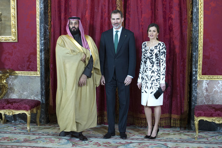 Empfang für Mohammed bin Salman in Madrid