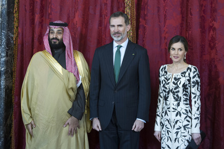 Empfang für Mohammed bin Salman in Madrid