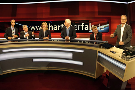 Talkshow 'hart aber fair' in Berlin