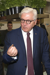 Frank-Walter Steinmeier besucht Berufsschulen in Hamburg