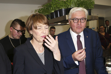 Frank-Walter Steinmeier besucht Berufsschulen in Hamburg