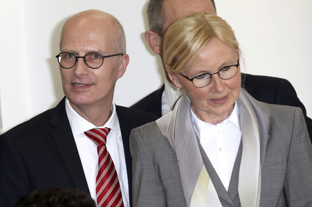 Frank-Walter Steinmeier besucht Berufsschulen in Hamburg