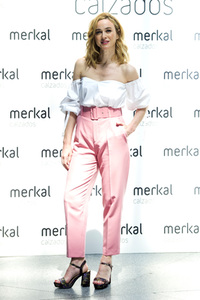 Marta Hazas präsentiert die Merkal Schuhkollektion in Madrid