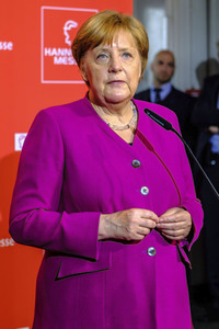 Eröffnungsrundgang der Kanzlerin auf der Hannover Messe 2018