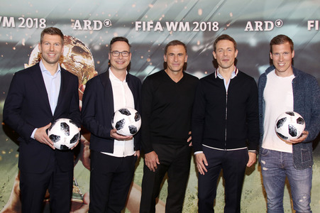 ZDF und ARD-Fußball-WM-Pressekonferenz in Hamburg
