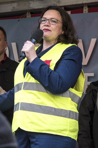 Amazon Mitarbeiter Demonstration in Berlin