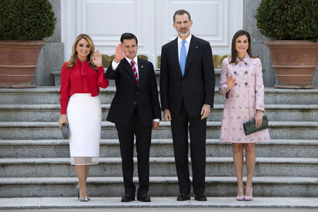 Das spanische Königspaar empfängt Enrique Pena Nieto in Madrid