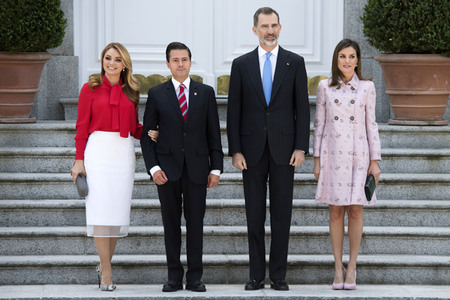 Das spanische Königspaar empfängt Enrique Pena Nieto in Madrid