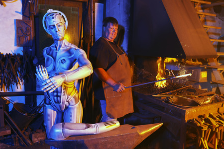 GEEK ART: Menschmaschine / Man-Machine Bodypainting