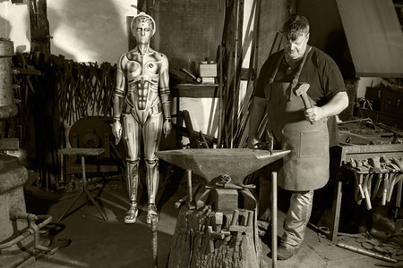 GEEK ART: Menschmaschine / Man-Machine Bodypainting