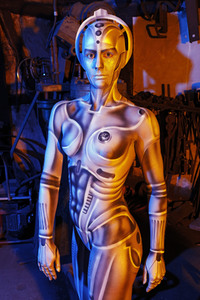 GEEK ART: Menschmaschine / Man-Machine Bodypainting