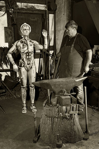 GEEK ART: Menschmaschine / Man-Machine Bodypainting