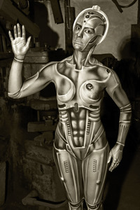 GEEK ART: Menschmaschine / Man-Machine Bodypainting