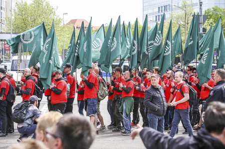 Der III. Weg Aufzug in Chemnitz