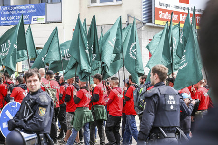 Der III. Weg Aufzug in Chemnitz