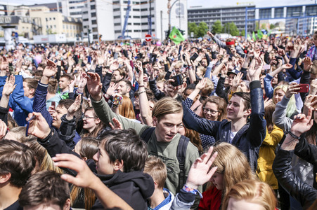 'Hand in Hand' Demonstration in Chemnitz