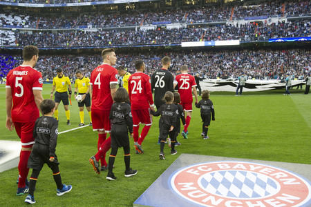 Champions League Match Real Madrid vs. FC Bayern München in Madrid