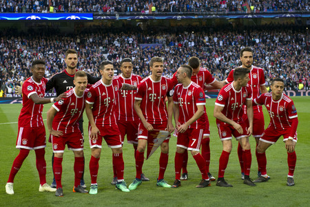 Champions League Match Real Madrid vs. FC Bayern München in Madrid