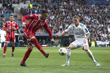 Champions League Match Real Madrid vs. FC Bayern München in Madrid