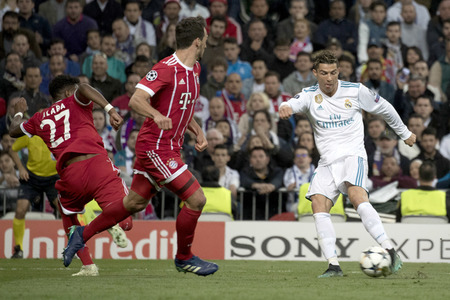 Champions League Match Real Madrid vs. FC Bayern München in Madrid