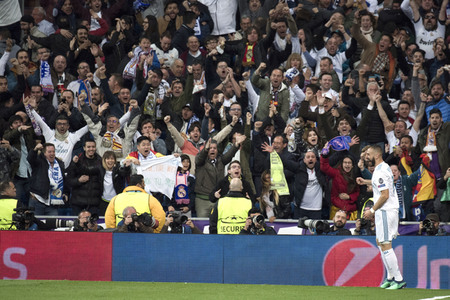 Champions League Match Real Madrid vs. FC Bayern München in Madrid
