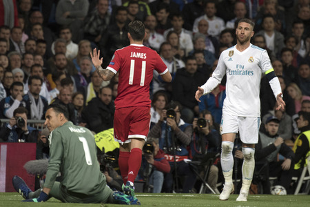 Champions League Match Real Madrid vs. FC Bayern München in Madrid