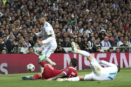 Champions League Match Real Madrid vs. FC Bayern München in Madrid