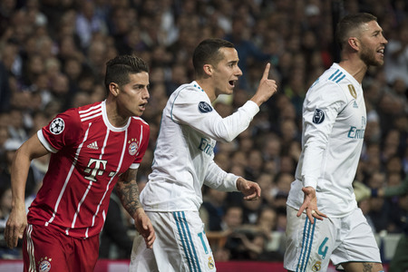 Champions League Match Real Madrid vs. FC Bayern München in Madrid