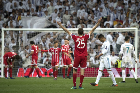 Champions League Match Real Madrid vs. FC Bayern München in Madrid