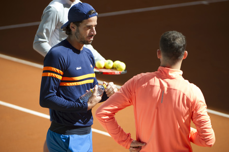 Mutua Madrid Open 2018 Tennis Turnier Eröffnungstag in Madrid
