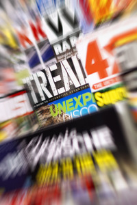 Symbolfoto Zeitschriftenmarkt