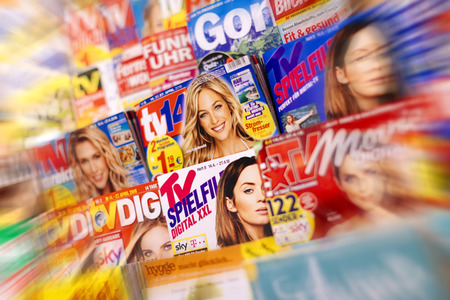 Symbolfoto Zeitschriftenmarkt