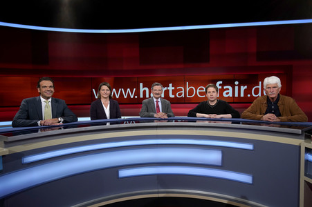 Talkshow 'hart aber fair' in Berlin