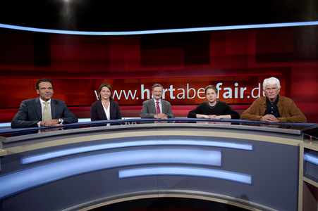 Talkshow 'hart aber fair' in Berlin