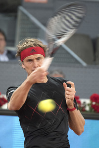 Tennis Match Evgeny Donskoy vs Alexander Zverev in Madrid