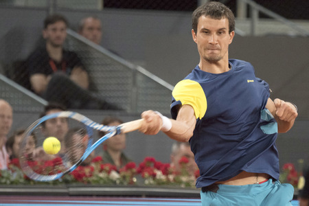 Tennis Match Evgeny Donskoy vs Alexander Zverev in Madrid