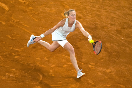 Tenns-Finale Petra Kvitova vs Kiki Bertens in Madrid