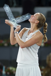 Tenns-Finale Petra Kvitova vs Kiki Bertens in Madrid