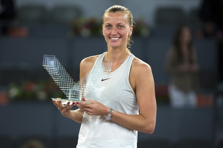 Tenns-Finale Petra Kvitova vs Kiki Bertens in Madrid