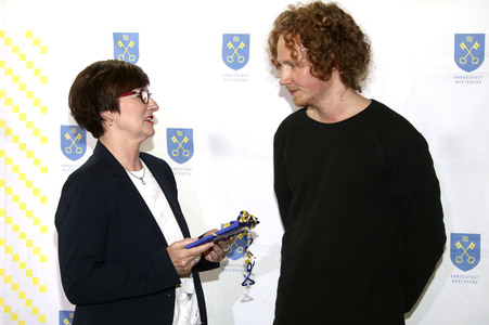 Empfang von Michael Schulte in Buxtehude