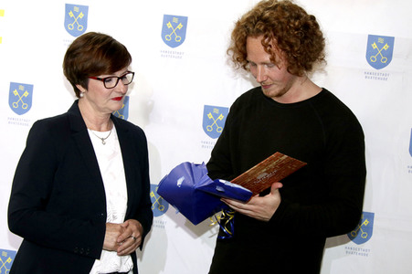 Empfang von Michael Schulte in Buxtehude